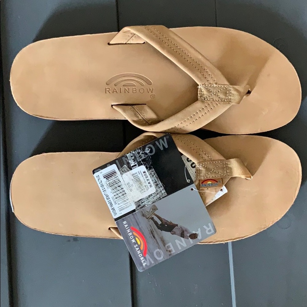 Rainbow mens flip flops, brand new with tags